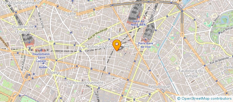 localisation de l'entreprise OZ à PARIS