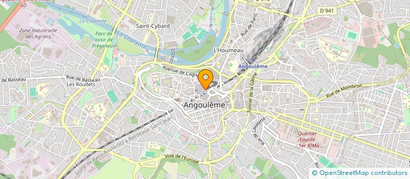 localisation de l'entreprise OZ à ANGOULEME