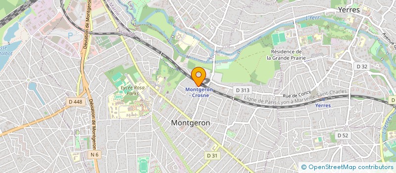 localisation de l'entreprise OZ à MONTGERON