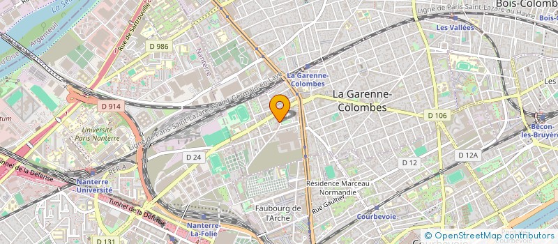 localisation de l'entreprise OZ à LA GARENNE-COLOMBES