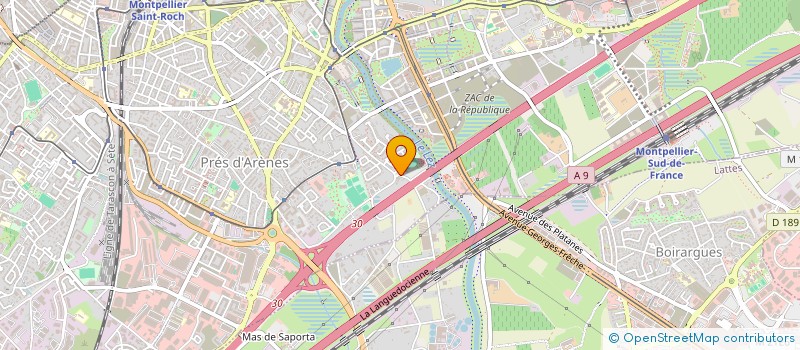 localisation de l'entreprise OZ à MONTPELLIER