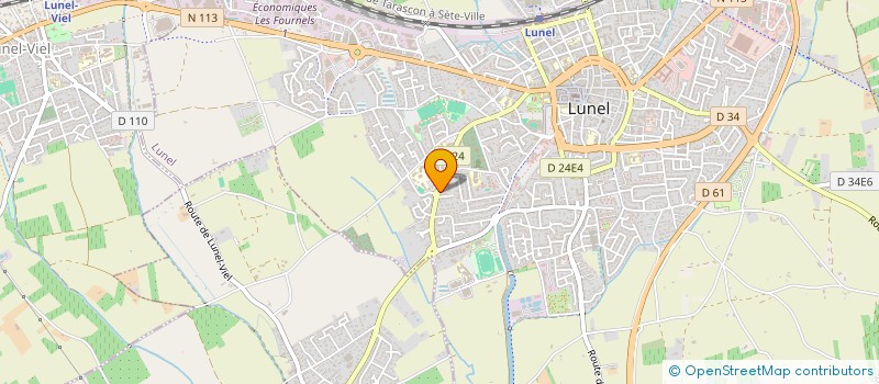 localisation de l'entreprise OZ  LUNEL