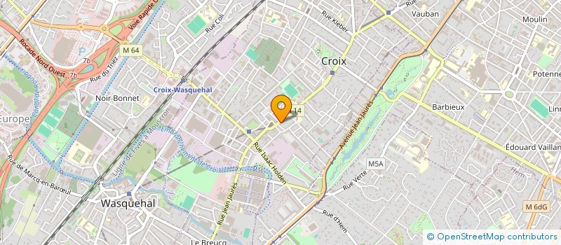localisation de l'entreprise OZ  CROIX
