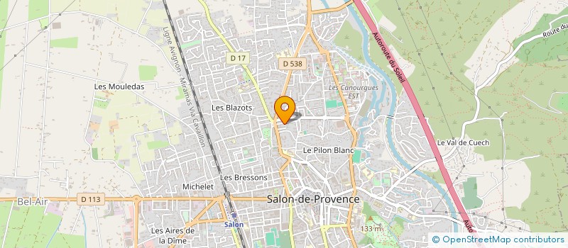 localisation de l'entreprise OZ à SALON-DE-PROVENCE