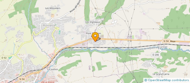 localisation de l'entreprise OZ AILES COLOREES  LA ROCHETTE