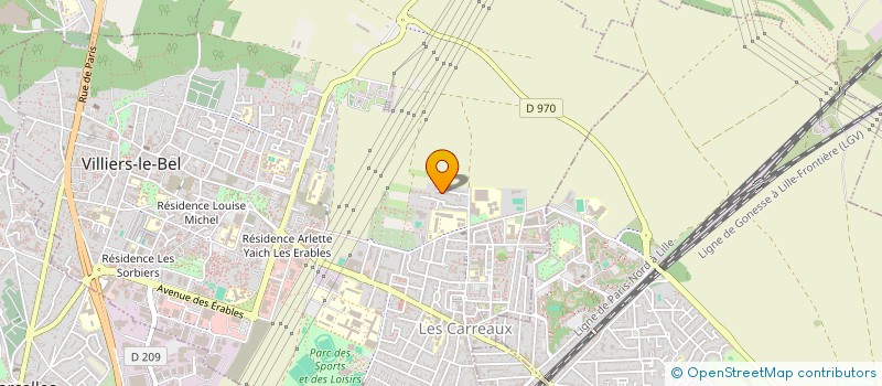 localisation de l'entreprise OZ AMON  VILLIERS-LE-BEL