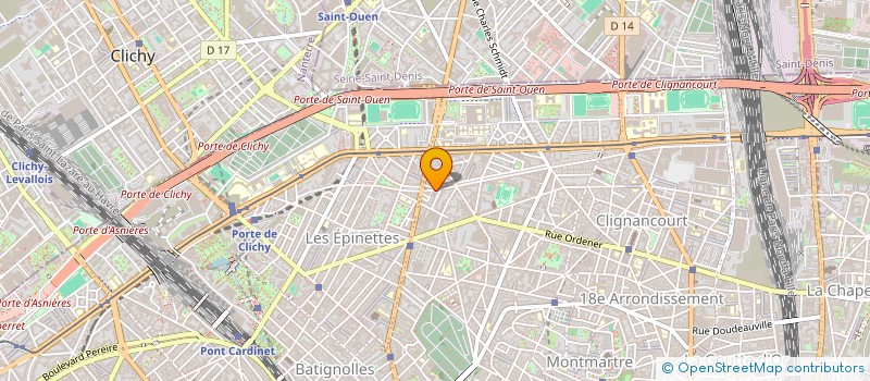 localisation de l'entreprise OZ'ART PRODUCTION  PARIS