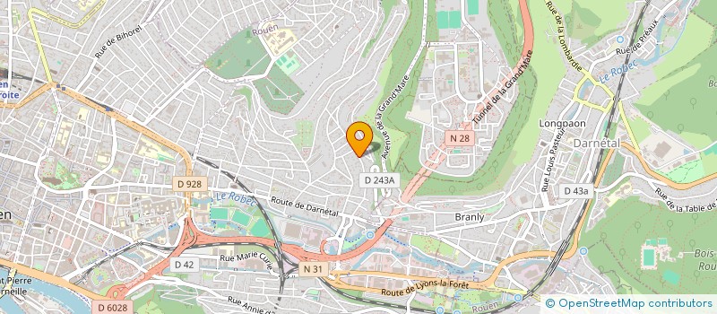 localisation de l'entreprise OZ'ARTISTES NORMANDS à ROUEN