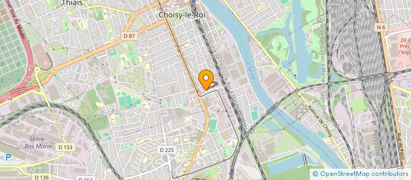 localisation de l'entreprise OZ BAT à CHOISY-LE-ROI