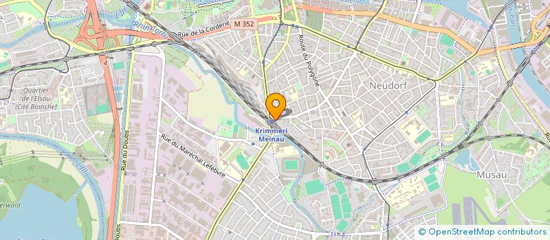 localisation de l'entreprise OZ CAR SERVICES à STRASBOURG