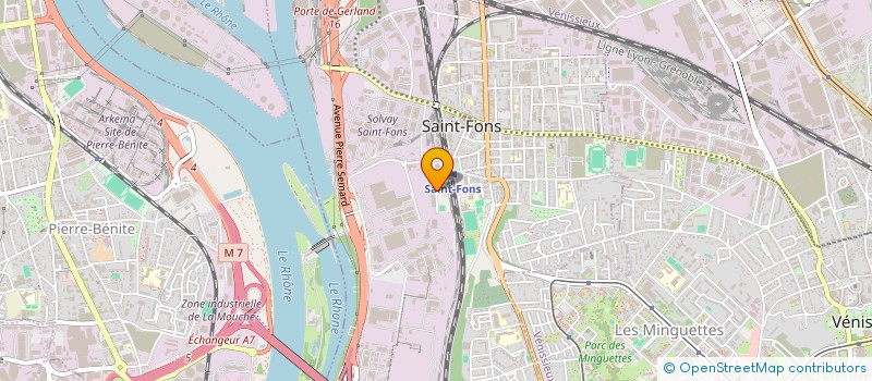 localisation de l'entreprise OZ & CIE  VILLEURBANNE