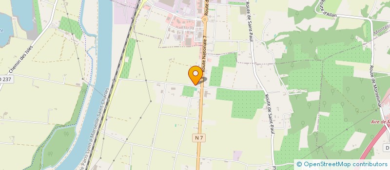 localisation de l'entreprise OZ CLUB  CHATEAUNEUF-DU-RHONE