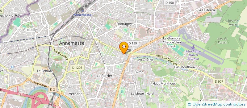 localisation de l'entreprise OZ & CO à ANNEMASSE