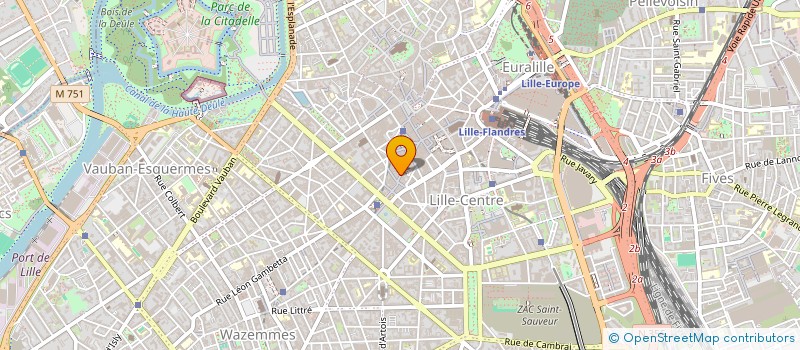 localisation de l'entreprise OZ COMPANY à LILLE