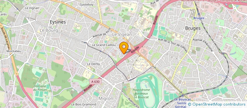 localisation de l'entreprise OZ CONCEPT 33 à EYSINES