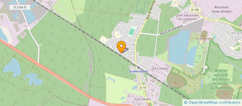 localisation de l'entreprise OZ CONCEPT 68 à WITTELSHEIM