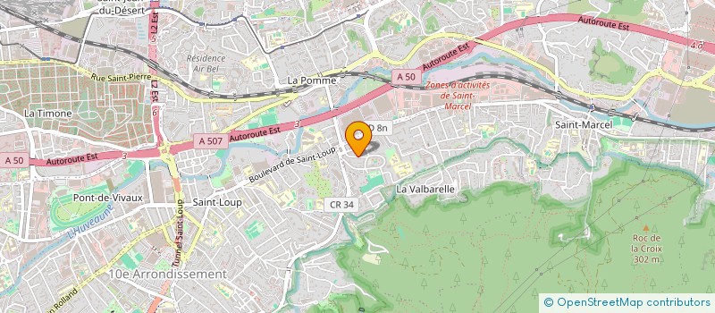 localisation de l'entreprise OZ CONCEPT  MARSEILLE