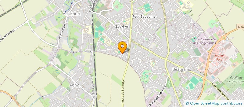 localisation de l'entreprise OZ CONCEPT  ACHICOURT