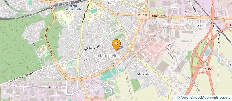 localisation de l'entreprise OZ CONSTRUCTIONS à EVREUX