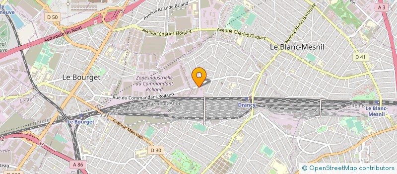 localisation de l'entreprise OZ DONER à DRANCY