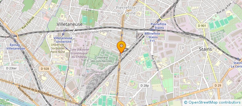 localisation de l'entreprise OZ ECO MARKET à PIERREFITTE-SUR-SEINE