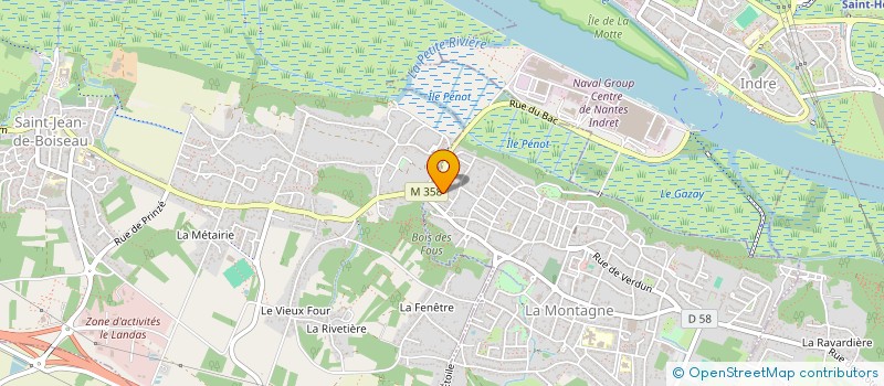 localisation de l'entreprise OZ ENERGIES ZEN  LA MONTAGNE