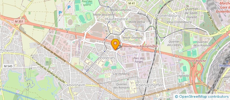 localisation de l'entreprise OZ-ET à STRASBOURG