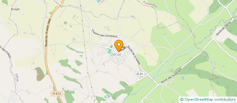 localisation de l'entreprise OZ'ETOILES ENCHANTEES  DENAT