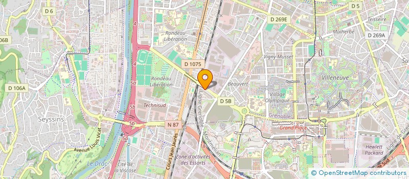 localisation de l'entreprise OZ GEN  GRENOBLE