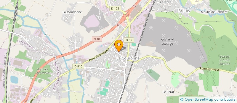 localisation de l'entreprise OZ GROUP à ANGOULEME