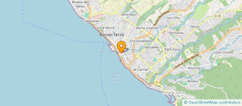 localisation de l'entreprise OZ'ILES MADIKERA AUTO  BASSE-TERRE