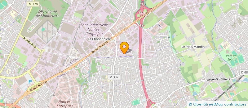 localisation de l'entreprise OZ IMMOBILIER  SAINTE-LUCE-SUR-LOIRE