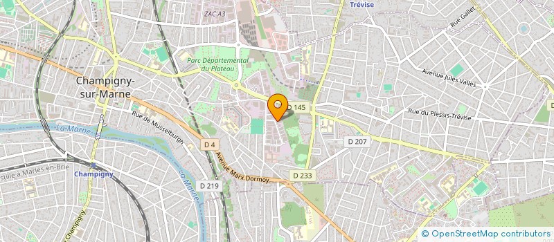 localisation de l'entreprise OZ INTERNATIONAL à CHAMPIGNY-SUR-MARNE