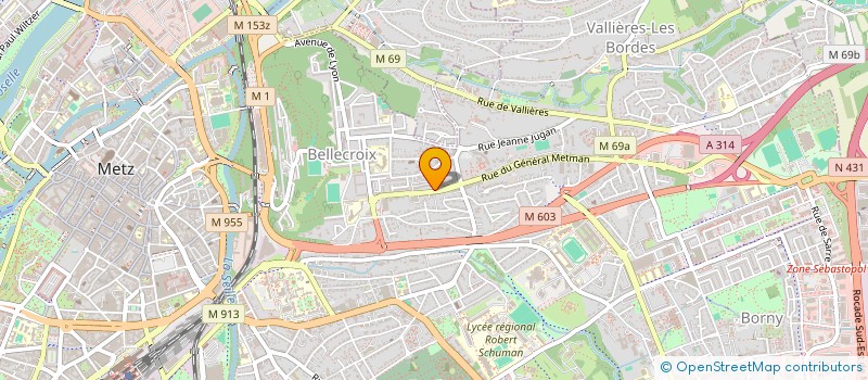 localisation de l'entreprise OZ INVEST  METZ