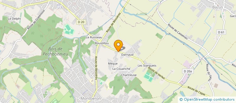 localisation de l'entreprise OZ JORDAN  MONTBERON