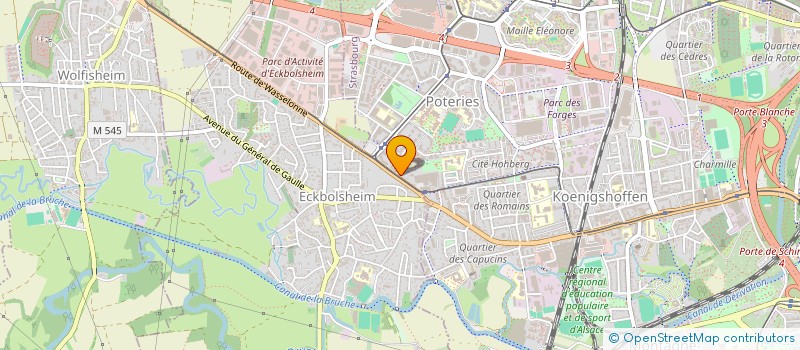 localisation de l'entreprise OZ'LEZZET  STRASBOURG