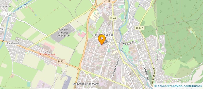 localisation de l'entreprise OZ LOGISTIQUE  PONTARLIER