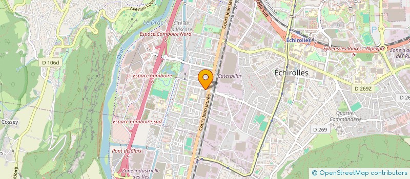 localisation de l'entreprise OZ MODA à ECHIROLLES