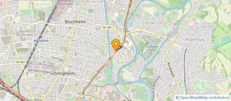 localisation de l'entreprise OZ.RAN  BISCHHEIM