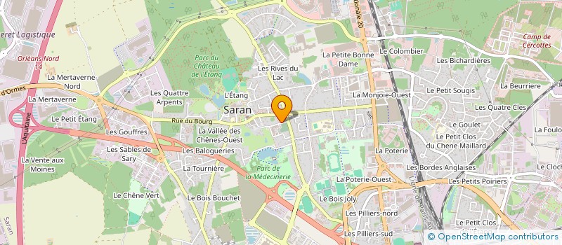 localisation de l'entreprise OZ RECORD à SARAN