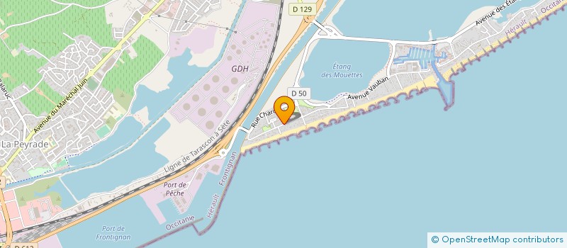 localisation de l'entreprise OZ' RENOV à FRONTIGNAN