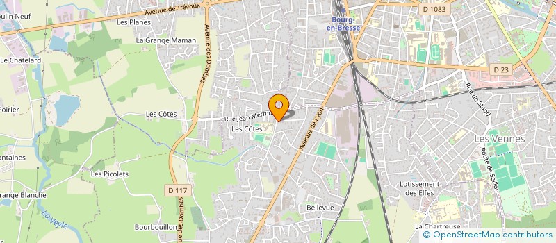 localisation de l'entreprise OZ REUSSIR  PERONNAS