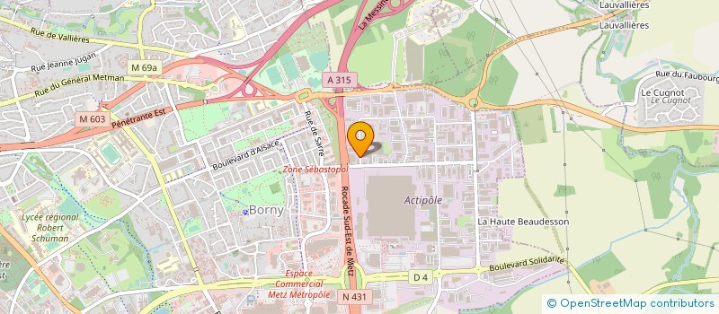 localisation de l'entreprise OZ TURK à METZ