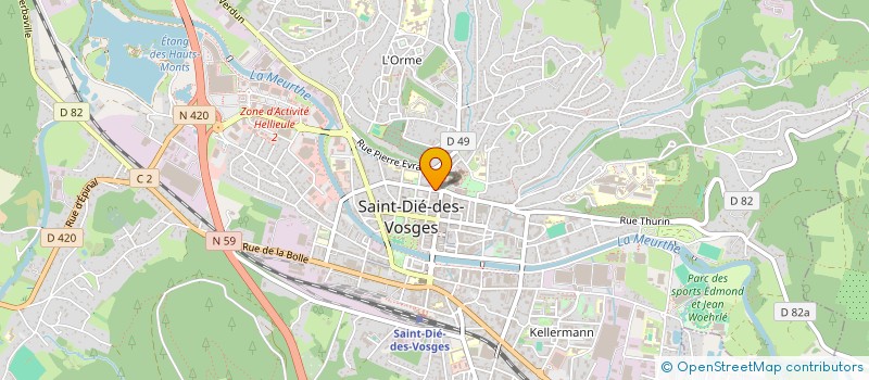 localisation de l'entreprise OZ UFUK HOLDING  SAINT-DIE-DES-VOSGES