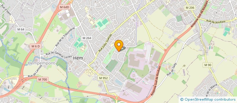 localisation de l'entreprise OZ4IT à HEM
