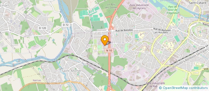 localisation de l'entreprise OZA à ANGOULEME