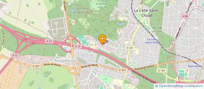 localisation de l'entreprise OZA MUTU à LA CELLE-SAINT-CLOUD