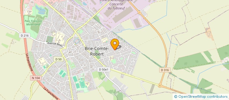 localisation de l'entreprise OZAGES  BRIE-COMTE-ROBERT