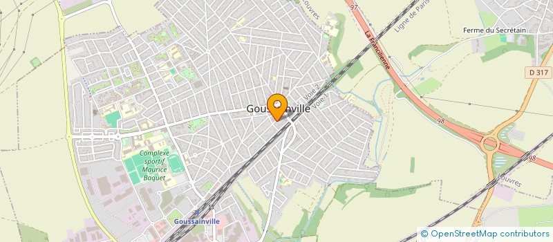 localisation de l'entreprise OZAK CARRELAGE  GOUSSAINVILLE