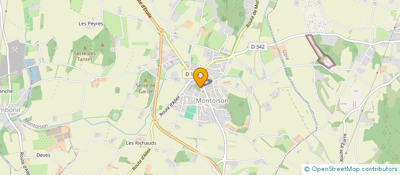 localisation de l'entreprise OZAKAT  MONTOISON